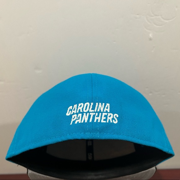 New Era, 59Fifty Fitted Hat, Carolina Panthers, Blue & Black - Picture 6 of 9